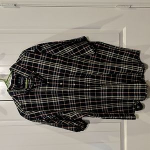 Roundtree and New York man's short sleeve plaid shirt size 2X